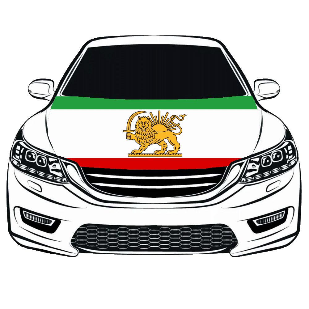 Iran (gamla/med lejonet) - motorflagga