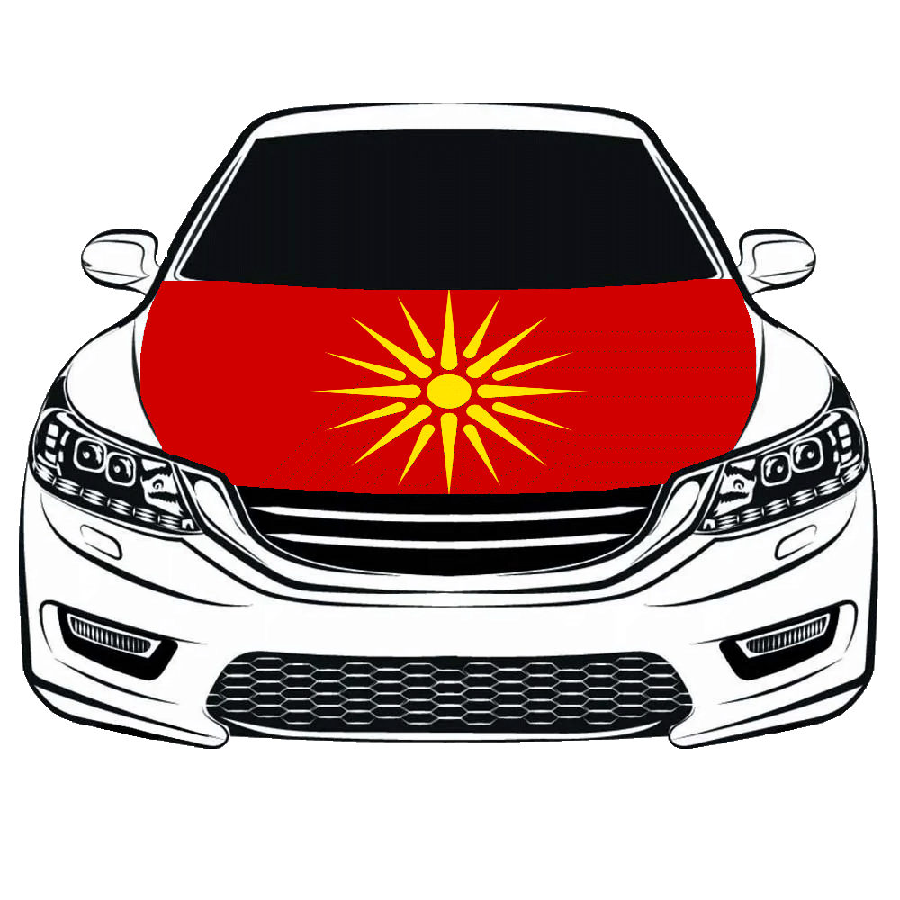 Makedonien (1992 - 1995) - motorflagga