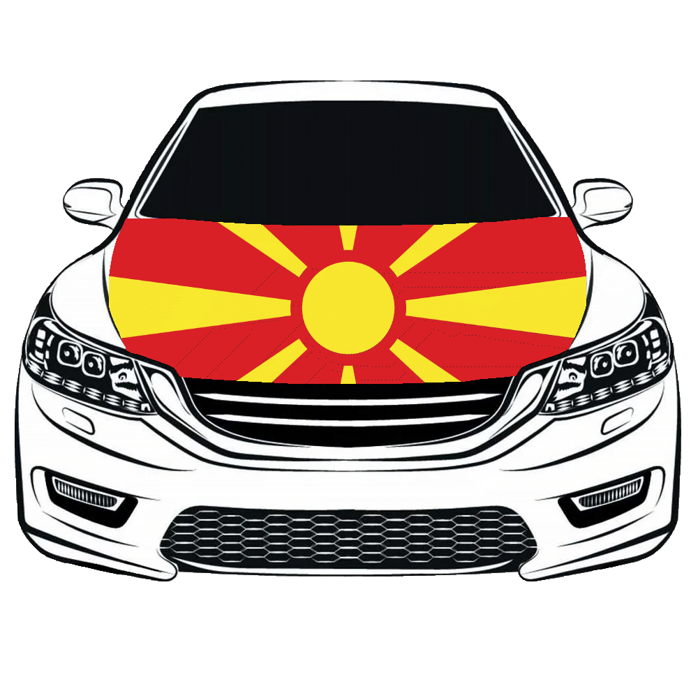 Nord Makedonien - motorflagga