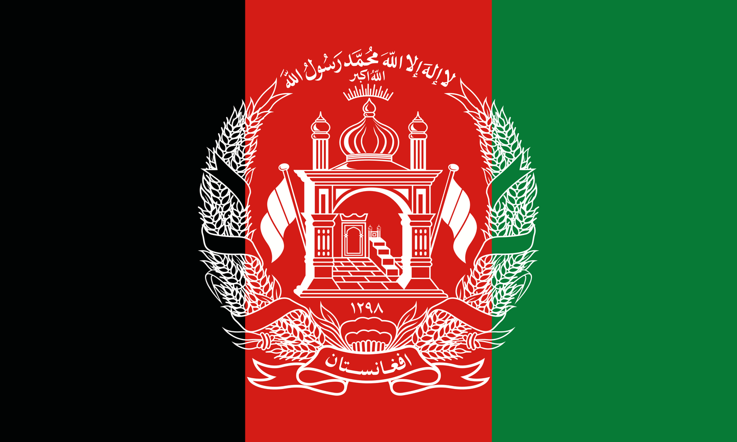 Afghanistans flagga