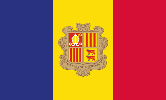 Andorras flagga