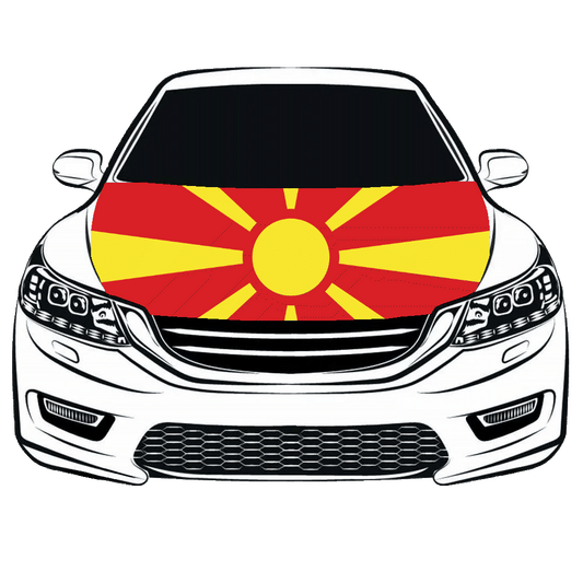 Nord Makedonien - motorflagga